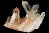 Tangerine Quartz Crystal Cluster - Madagascar #112797-1